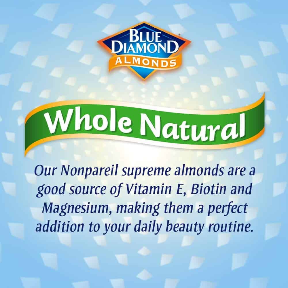 Blue Diamond Almonds, Raw Whole Natural, 16 Ounce