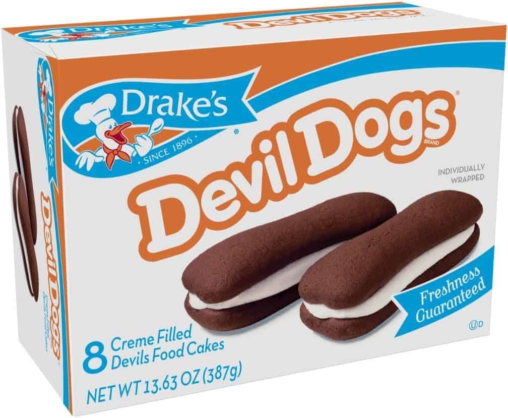 Drakes Cakes Devil Dogs - 16 Pack (be aware: shelf life 2 to 3 weeks) Drakes Cakes Devil Dogs - 16 Pack (be aware: shelf life 2 to 3 weeks)