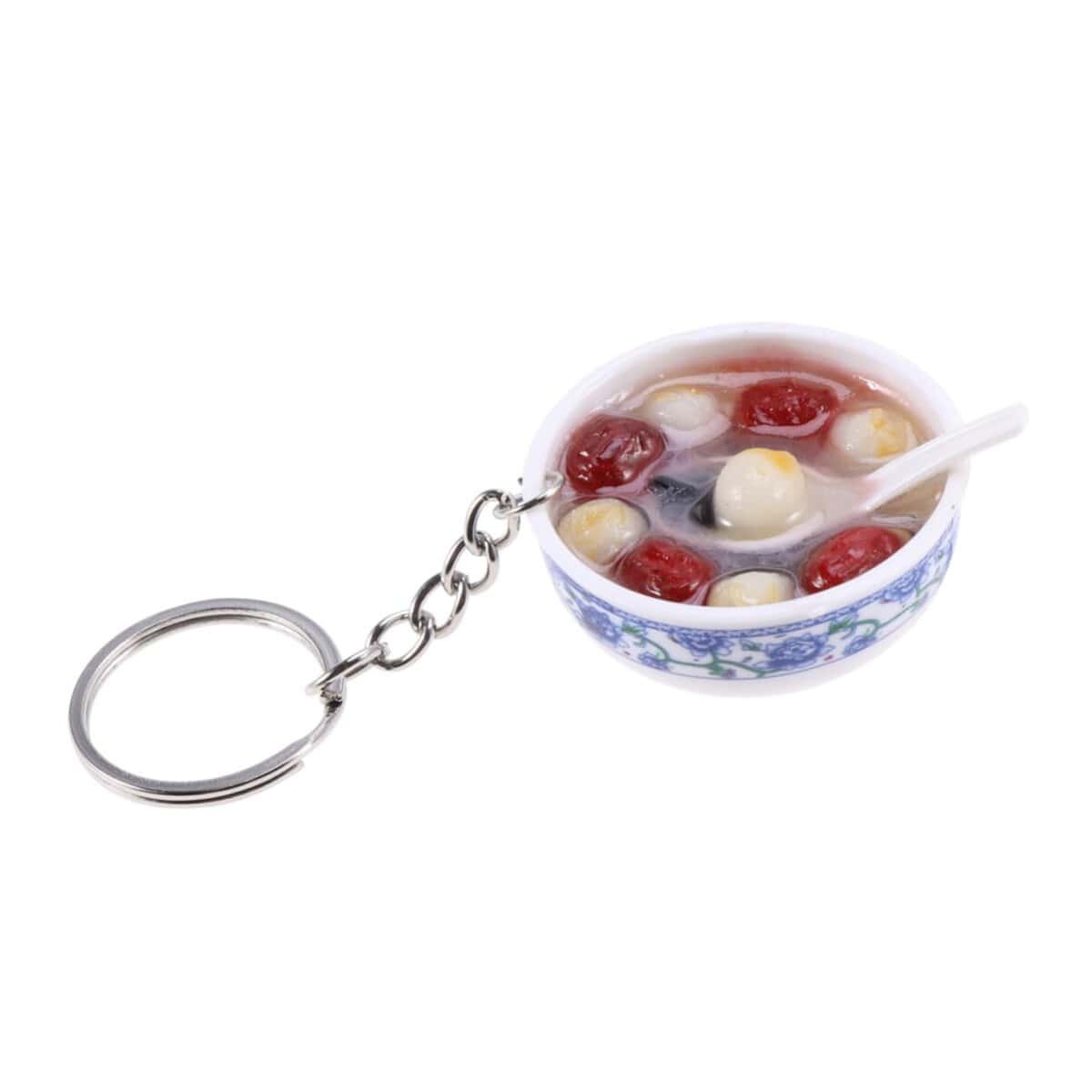 EXCEART Key chain pendant mini keychain creative keychain key ring food bowl EXCEART Key chain pendant mini keychain creative keychain key ring food bowl