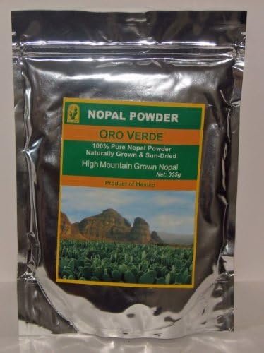 Nopal Powder - 100% Pure High Mountain Grown Sun-Dried, 335g Nopal Powder - 100% Pure High Mountain Grown Sun-Dried, 335g