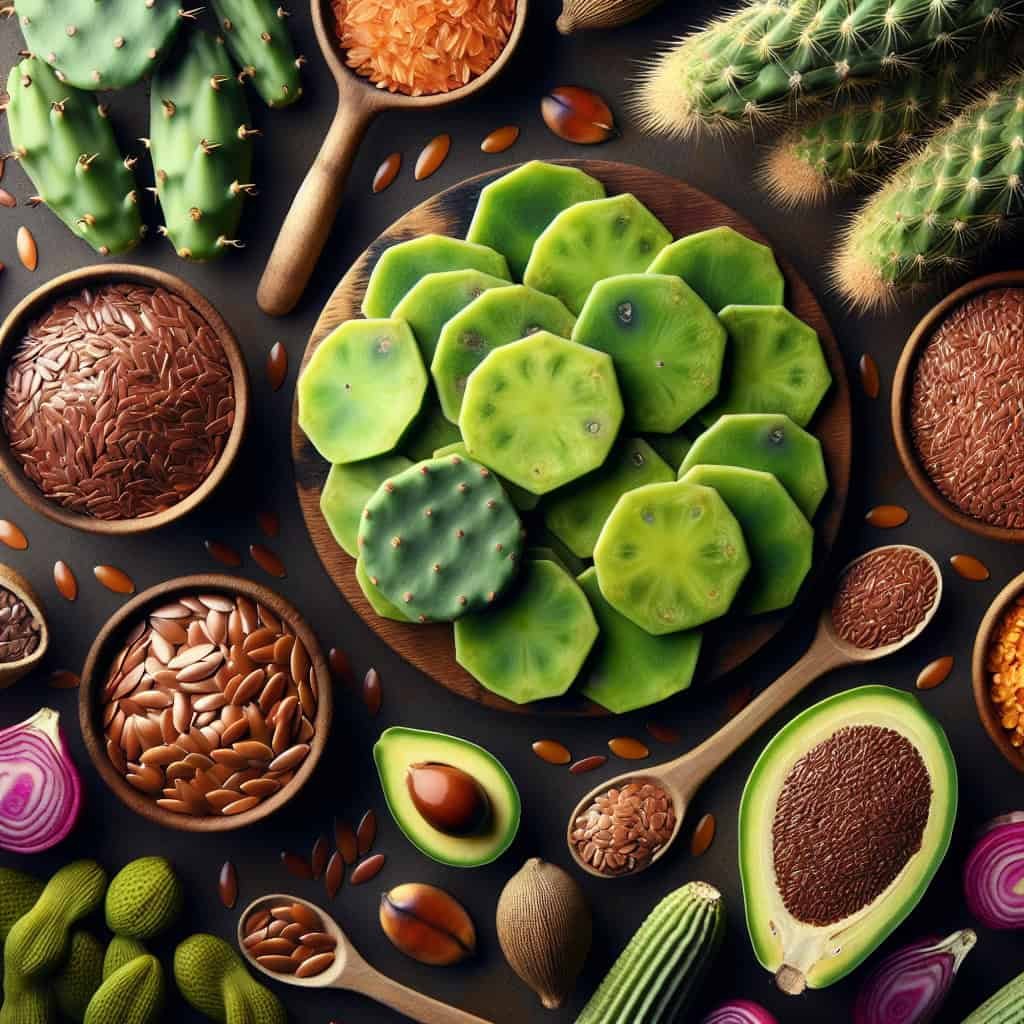 Nuestra Salud - Nopal Flax Linaza Plus Value Pack (3 bags) Colon Cleanse Fiber Flaxseed Original 454g Nuestra Salud - Nopal Flax Linaza Plus Value Pack (3 bags) Colon Cleanse Fiber Flaxseed Original 454g