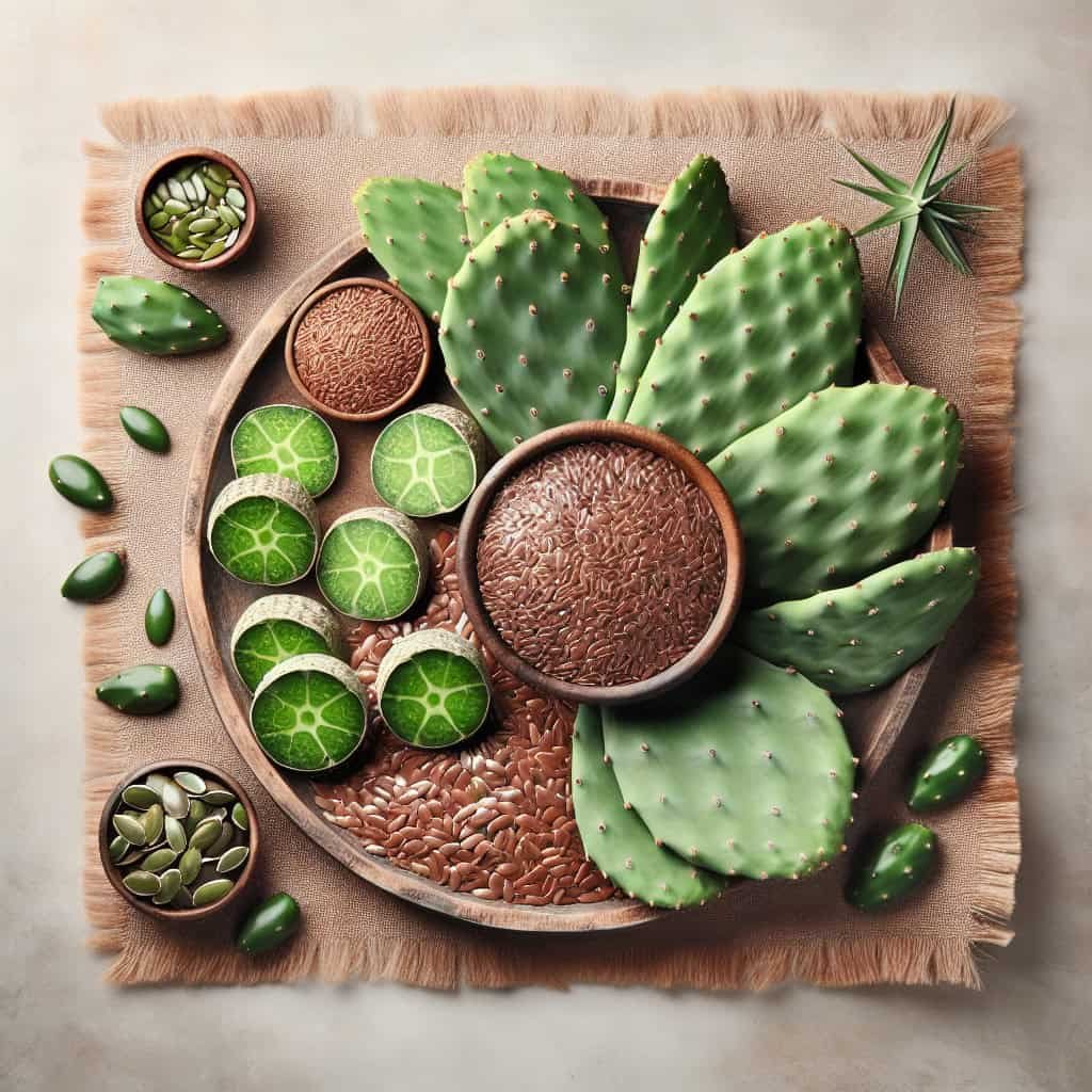 Nuestra Salud - Nopal Flax Linaza Plus Value Pack (3 bags) Colon Cleanse Fiber Flaxseed Original 454g Nuestra Salud - Nopal Flax Linaza Plus Value Pack (3 bags) Colon Cleanse Fiber Flaxseed Original 454g