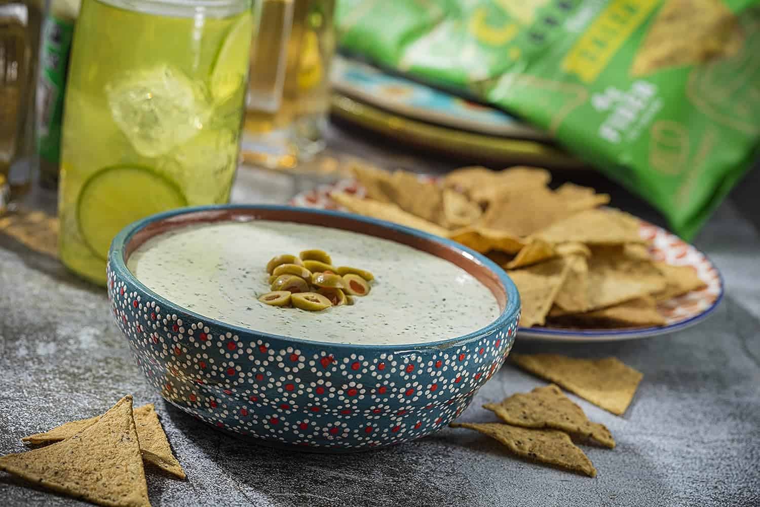 Tia Lupita Cactus Tortilla Chips - Salsa Verde (5oz Bag) - Flavorful Heat, Vegan, Gluten Free, Grain Free, Dairy Free, High Fiber, Authentic Mexican Snack Food Tia Lupita Cactus Tortilla Chips - Salsa Verde (5oz Bag) - Flavorful Heat, Vegan, Gluten Free, Grain Free, Dairy Free, High Fiber, Authentic Mexican Snack Food