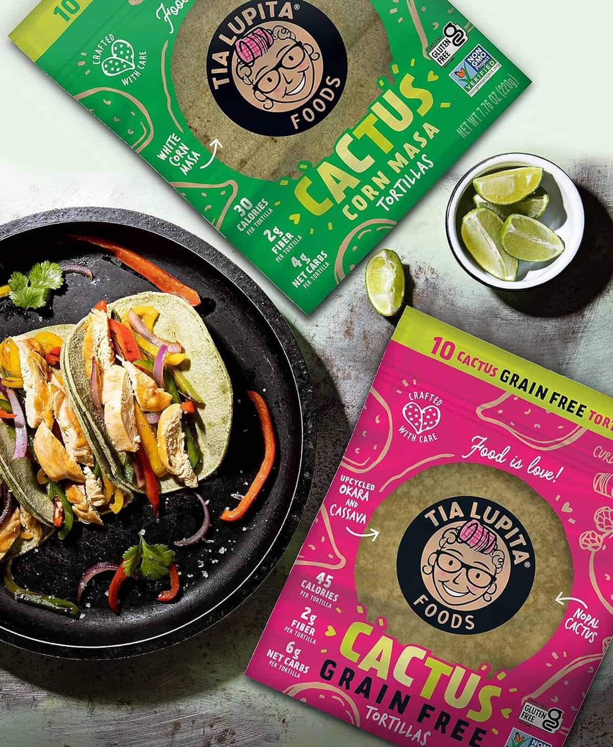 TIA LUPITA Corn  Cactus Blend Tortillas 10 Count, 7.76 OZ TIA LUPITA Corn  Cactus Blend Tortillas 10 Count, 7.76 OZ