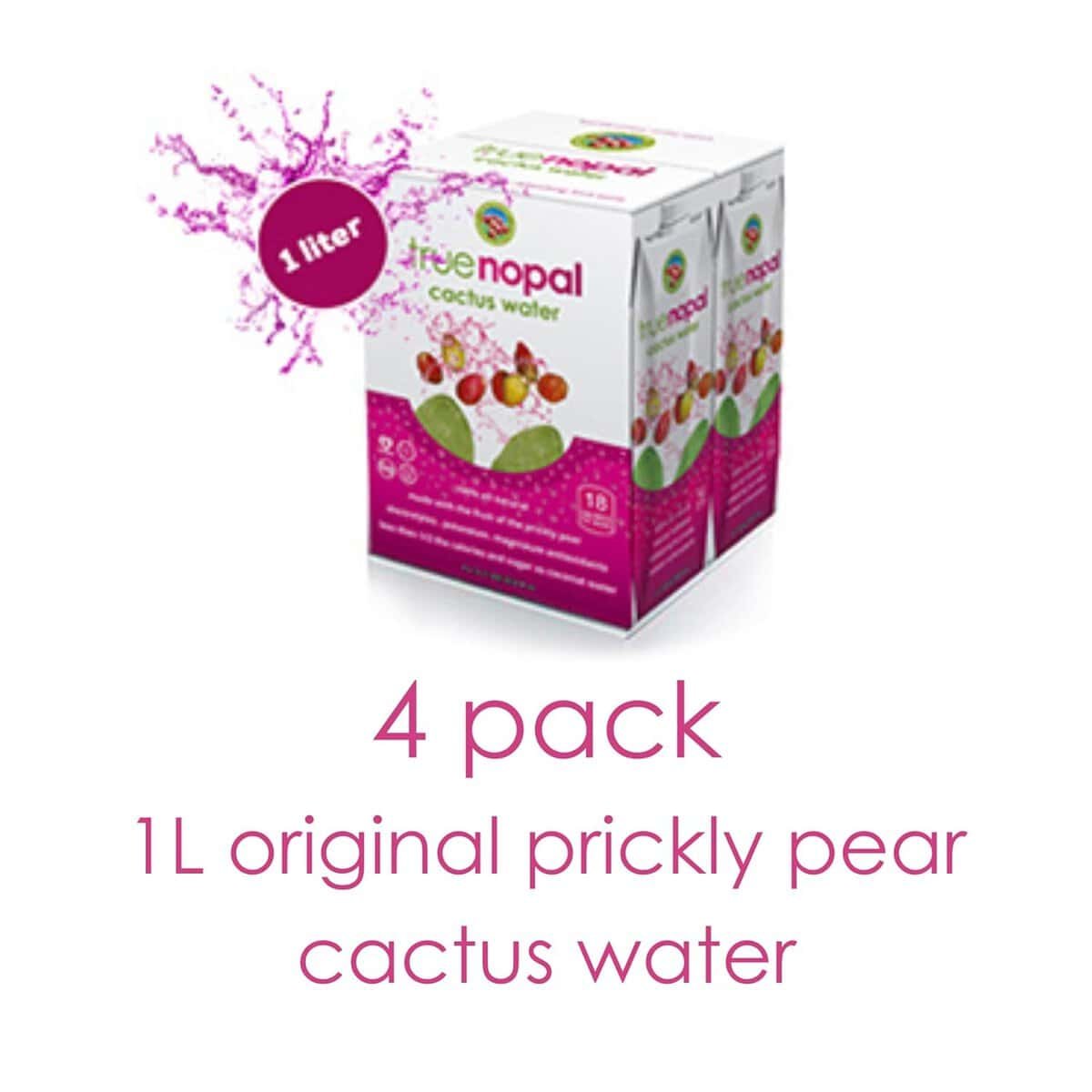 True Nopal Cactus Water 1l, 33.8 Fl Oz (Pack of 4) True Nopal Cactus Water 1l, 33.8 Fl Oz (Pack of 4)
