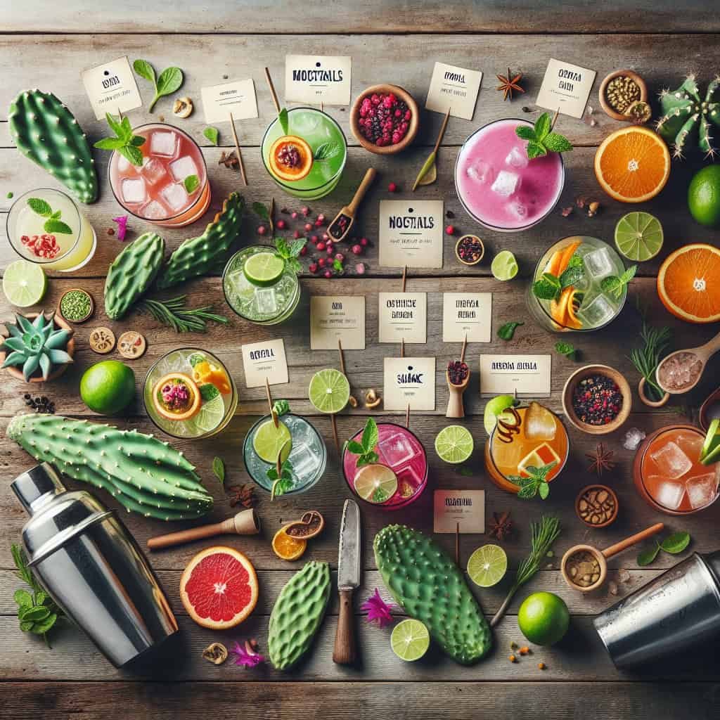 What Are The Steps For Making Nopal-infused Cocktails And Mocktails?