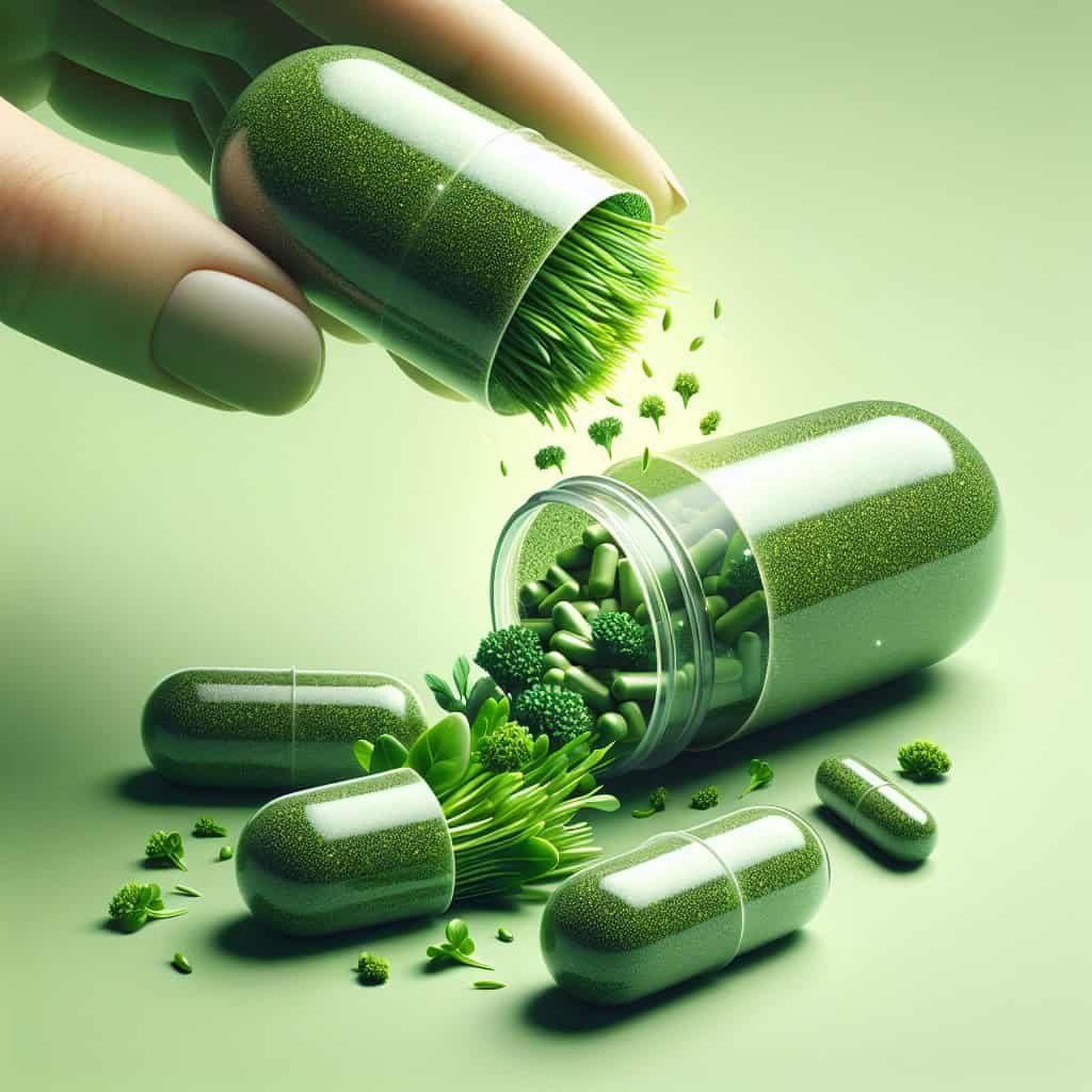 Angeles Organic Superfood Greens Capsules | Energy Supplement | Skin Health Supplement | Herbal Vitamins and Minerals