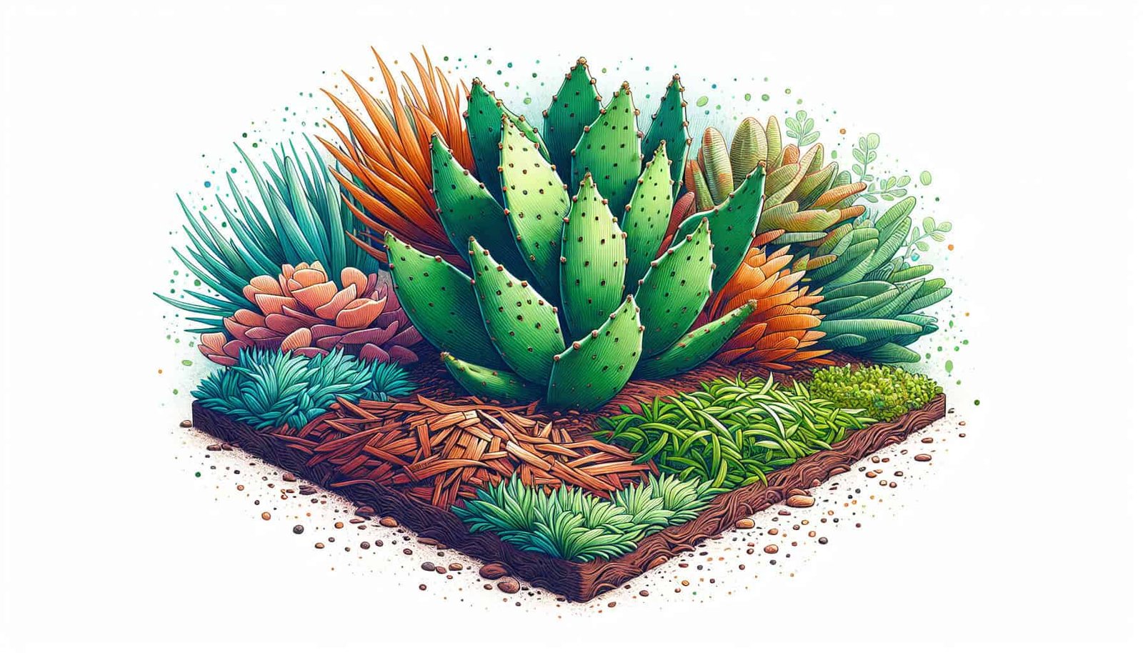 Can I Use Organic Mulch For Weed Control Around Nopal? Can I Use Organic Mulch For Weed Control Around Nopal?