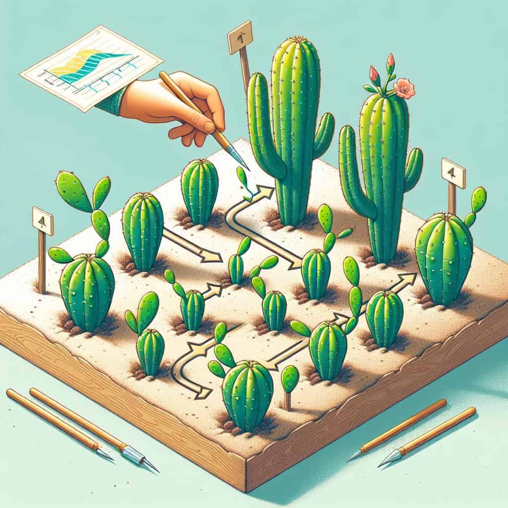 How Do I Train Nopal Pads To Grow In A Specific Direction?