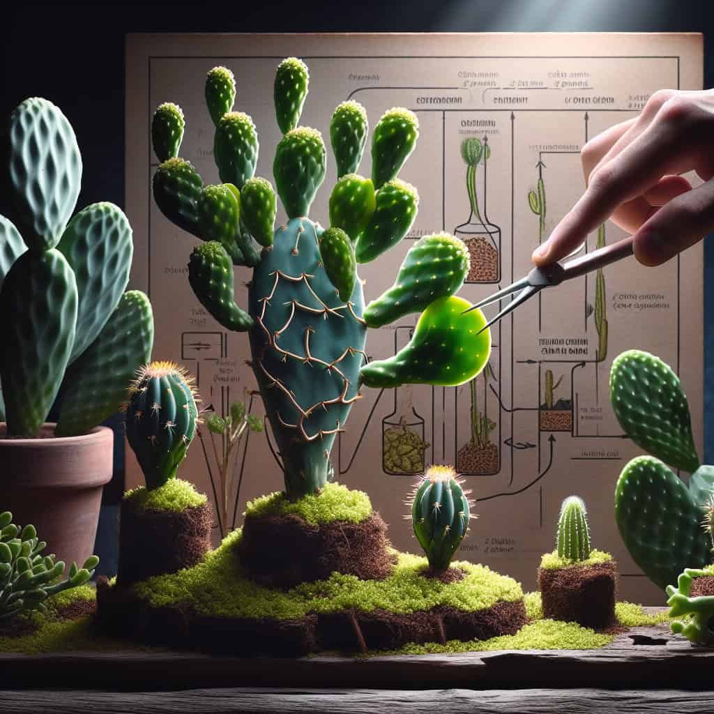 How Do I Train Nopal Pads To Grow In A Specific Direction?