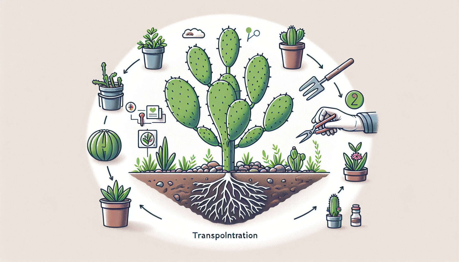How Do I Transplant Mature Nopal Plants Successfully?