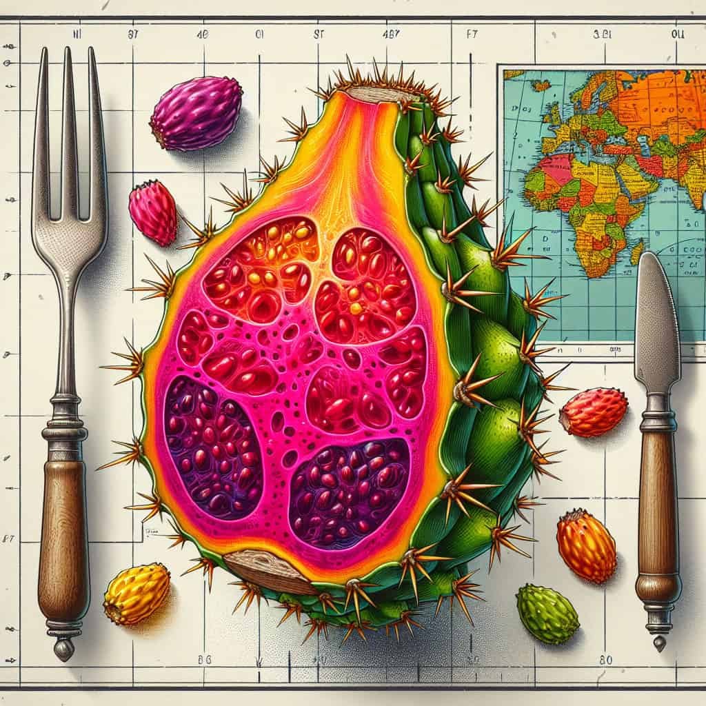 Prickly Pear Cactus Fruit (Set of 6)