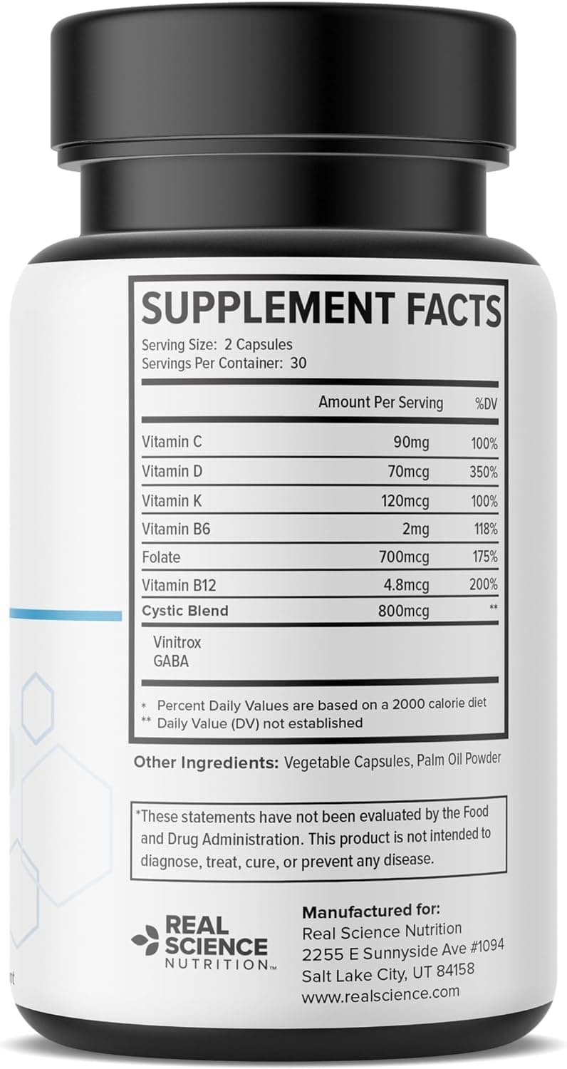 Real Science Nutrition IntersCyst Miracle A Natural Supplement for Bladder and Kidney Health, Providing Relief for Interstitial Cystitis and Constipation Real Science Nutrition IntersCyst Miracle A Natural Supplement for Bladder and Kidney Health, Providing Relief for Interstitial Cystitis and Constipation