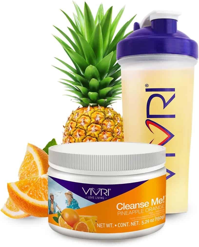 VIVRI Cleanse Me! Pineapple-Orange Flavor, 30 Servings, Aloe Vera, Nopal Fiber, 3 g Fiber and Prebiotics VIVRI Cleanse Me! Pineapple-Orange Flavor, 30 Servings, Aloe Vera, Nopal Fiber, 3 g Fiber and Prebiotics