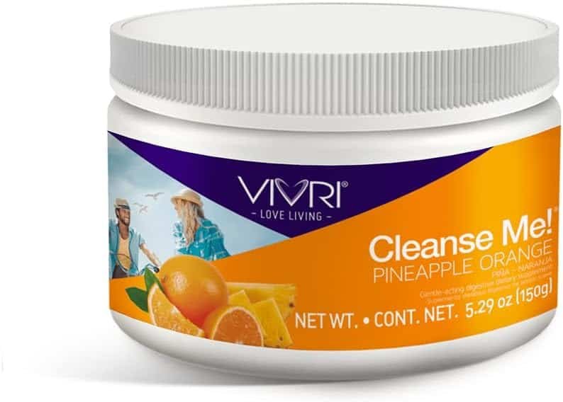VIVRI Cleanse Me! Pineapple-Orange Flavor, 30 Servings, Aloe Vera, Nopal Fiber, 3 g Fiber and Prebiotics VIVRI Cleanse Me! Pineapple-Orange Flavor, 30 Servings, Aloe Vera, Nopal Fiber, 3 g Fiber and Prebiotics