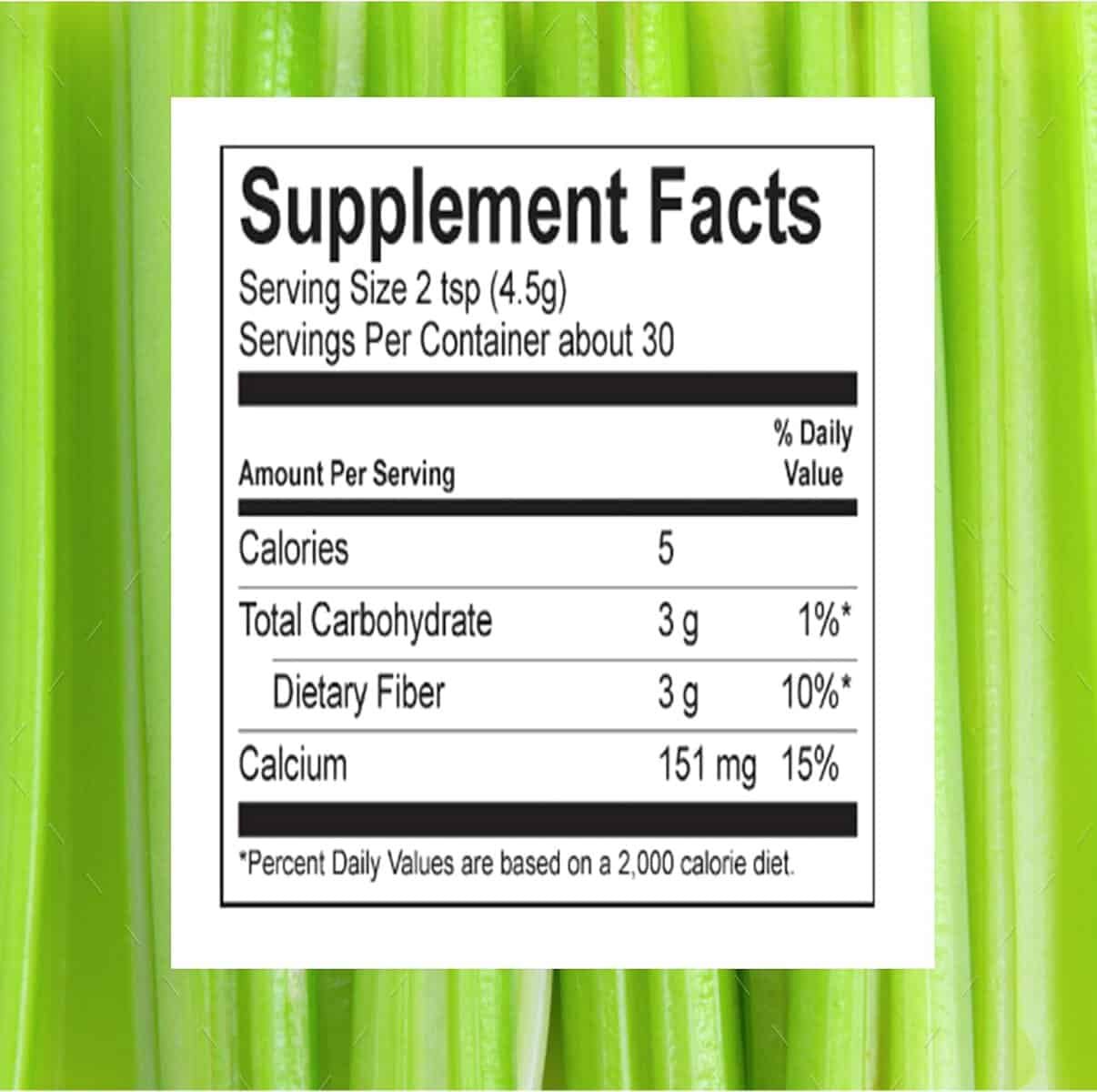 Celery Nopal Cactus Pure 100% Dried Fiber Organic Herb Powder Vegan Supports Healthy Digestion, Helps Cleanse Detoxify Natural Antioxidant Bag 1/2 Lb. ALKAVITA Celery Nopal Cactus Pure 100% Dried Fiber Organic Herb Powder Vegan Supports Healthy Digestion, Helps Cleanse Detoxify Natural Antioxidant Bag 1/2 Lb. ALKAVITA