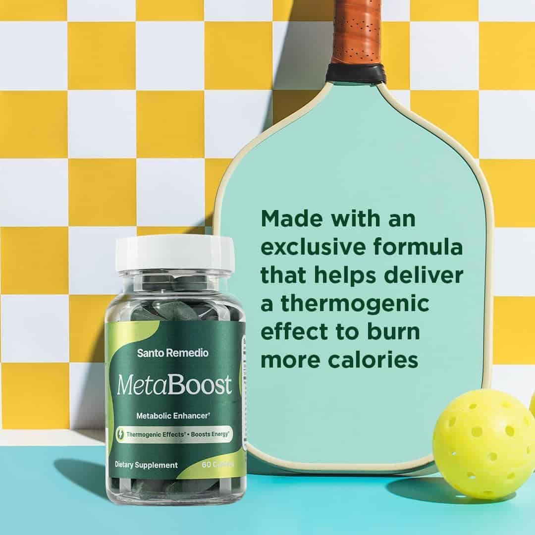 MetaBoost, Dietary Supplement, Metabolic Enhancer, Provides a Thermogenic Effect, Increases Calorie Burn, Green Tea (Thermogenic), Chromium and Calcium, 60 Tablets, Vegetarian