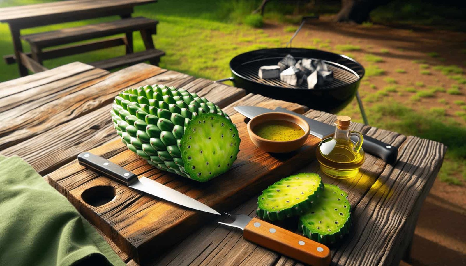 How To Prepare Nopal For Grilling On A BBQ?
