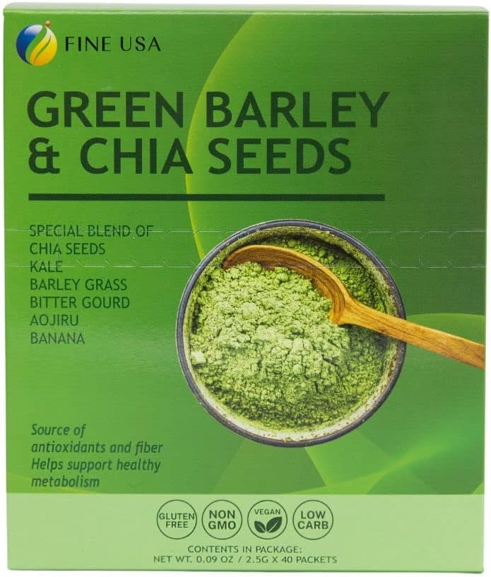 Green Barley  CHIA Seed