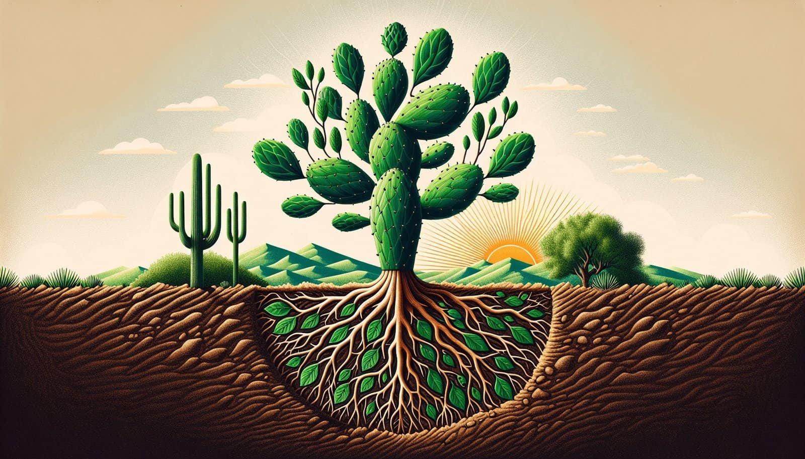 How To Ensure Healthy Root Growth In Nopal Cactus?