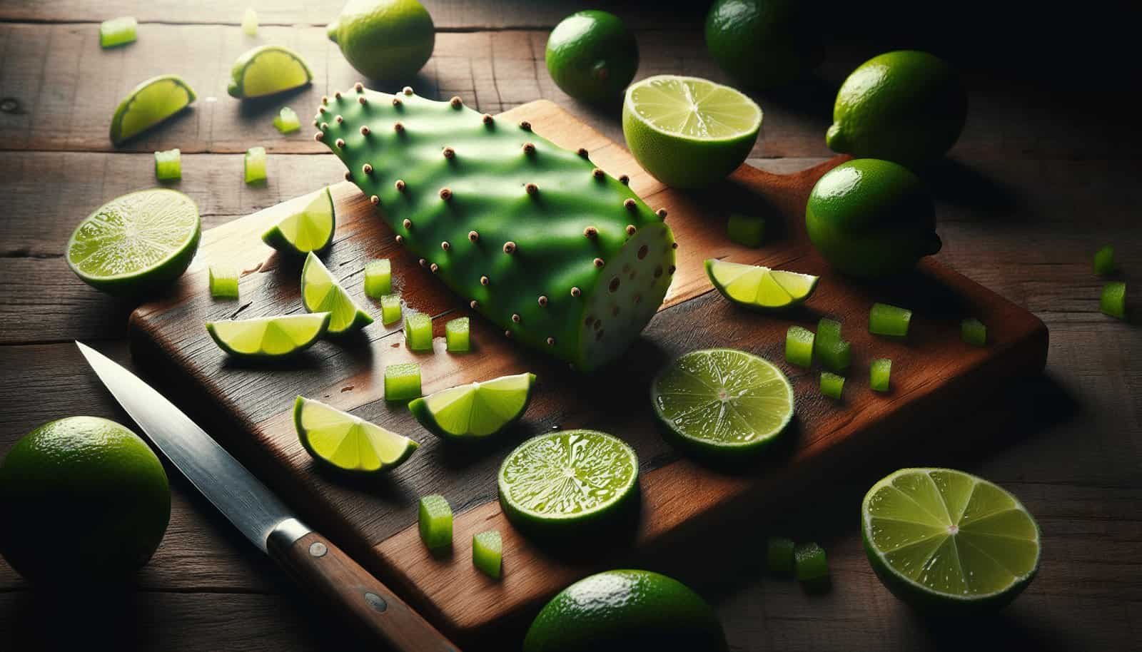 How To Make A Refreshing Nopal Salad With Lime?