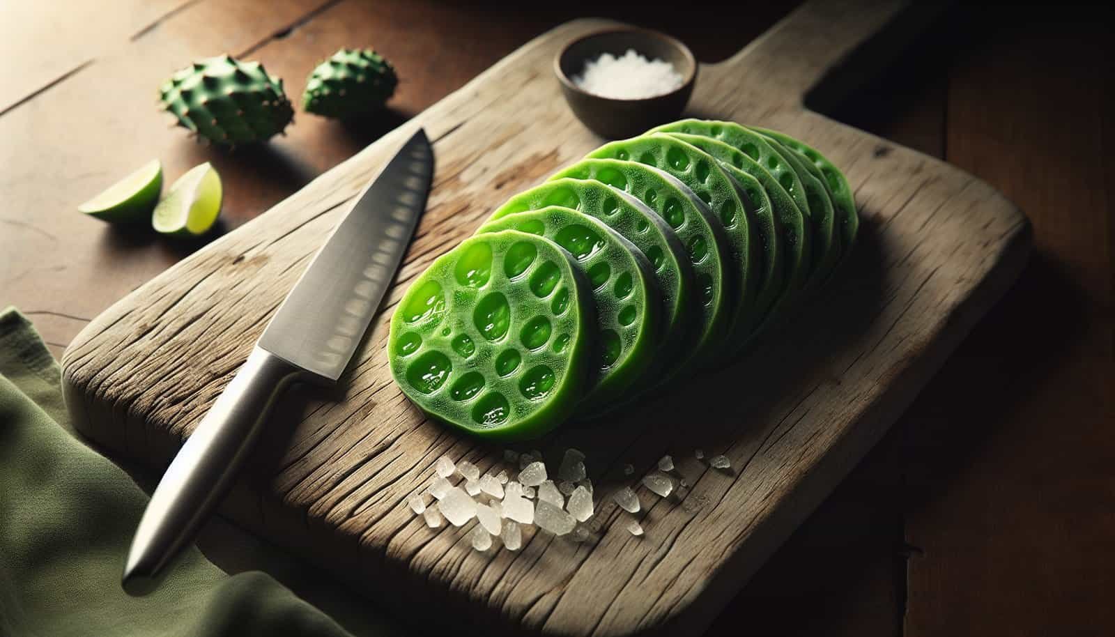 How To Prepare Nopal For Making Chips?