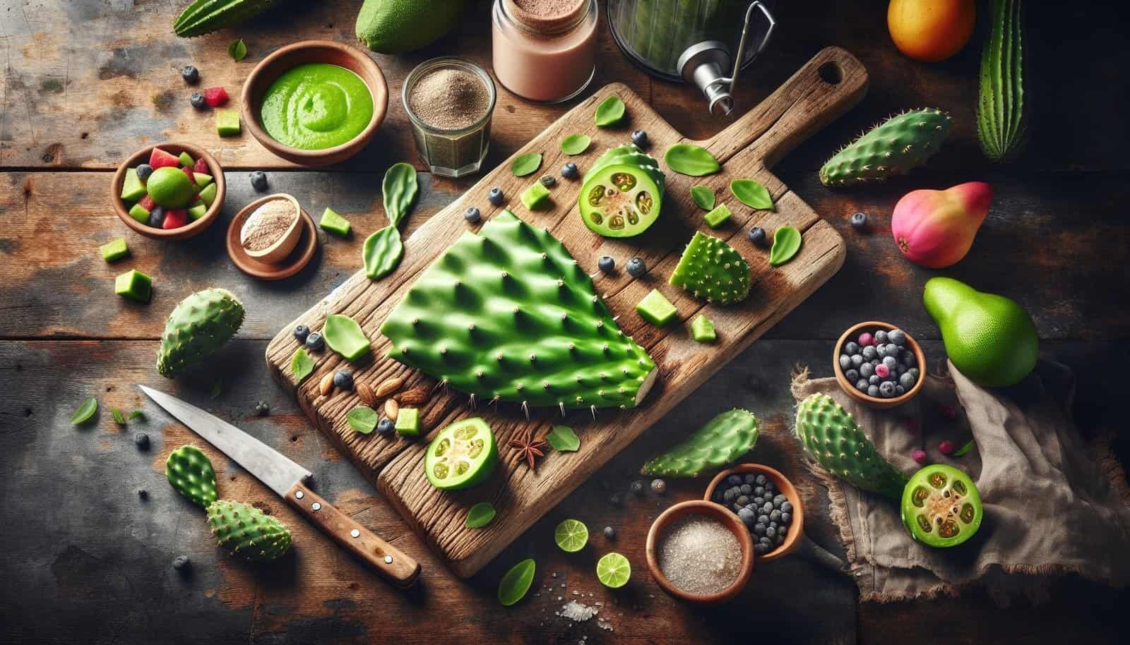 How To Prepare Nopal For Blending Into Smoothies?