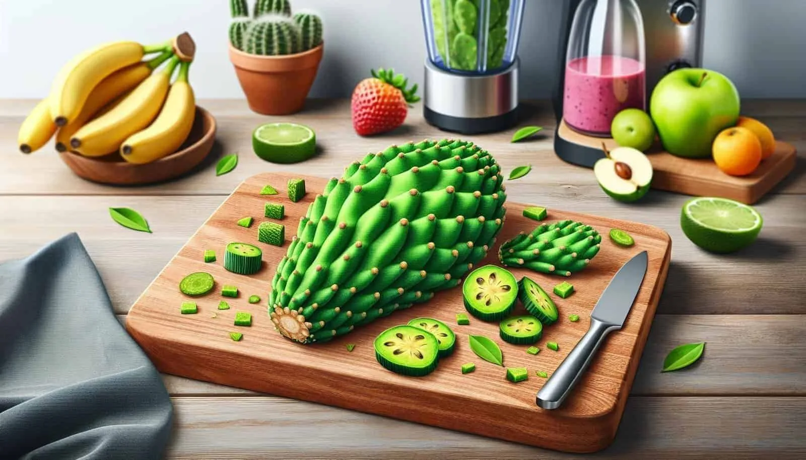 How To Prepare Nopal For Blending Into Smoothies?