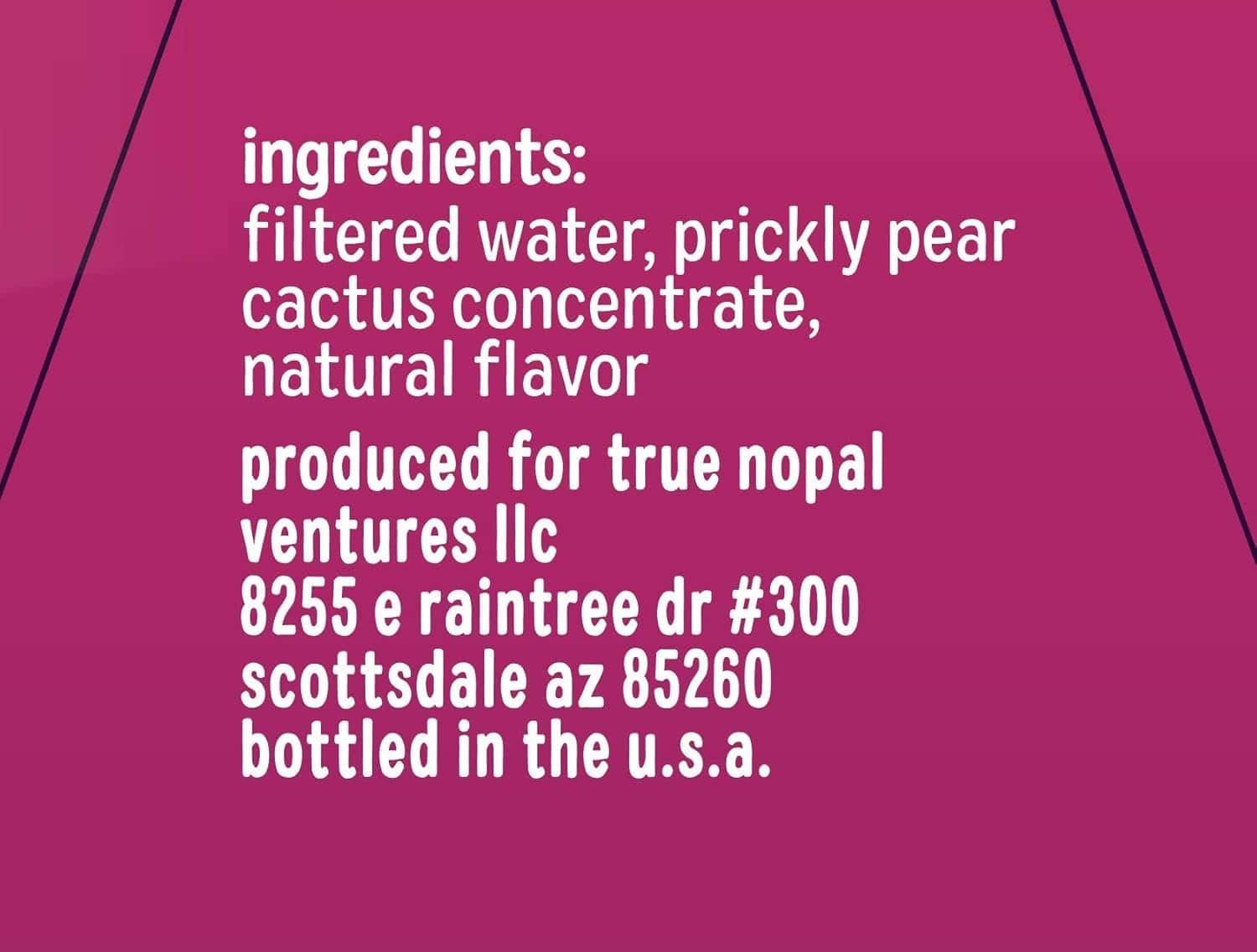 True Nopal Cactus Water, 16.90 Fl. Oz (Pack of 12)