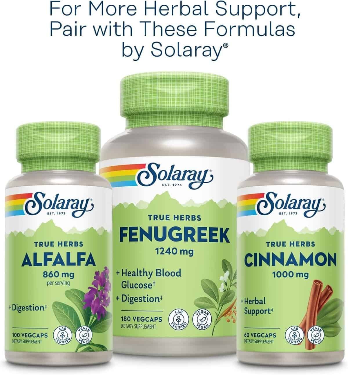 SOLARAY Nopal Prickly Pear Cactus Capsules - 500 mg per Serving, Rich in Naturally Occuring Fiber, Antioxidants, and Carotenoids, Provides Key Nutrients in a Vegan Formula - 100 Count VegCaps