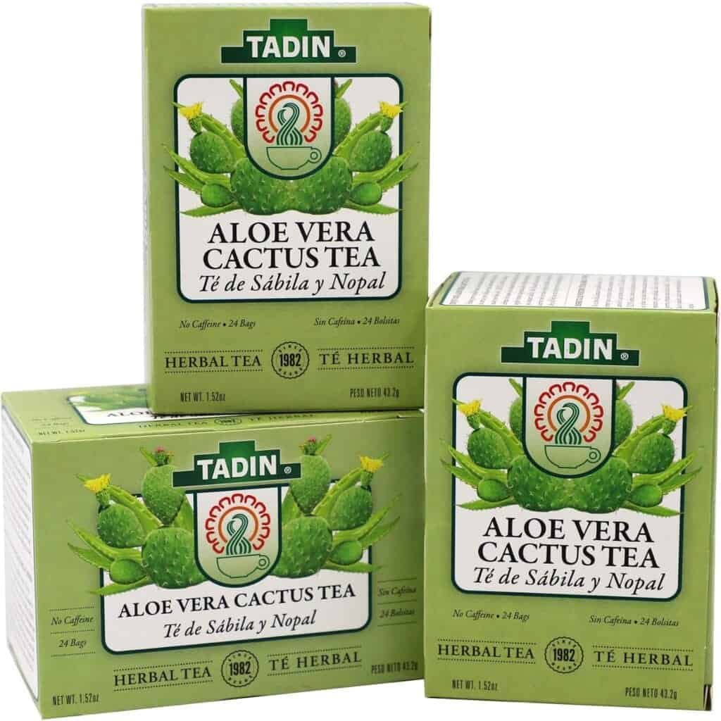 Tadin Tea Savila with Nopal, 3-pack Of 75-1.51 Ounce Tea Bags