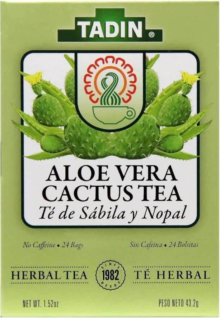 Tadin Tea Savila with Nopal, 3-pack Of 75-1.51 Ounce Tea Bags