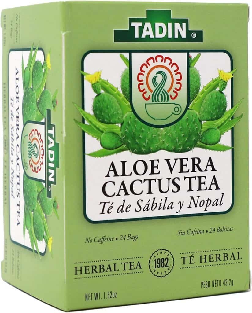 Tadin Tea Savila with Nopal, 3-pack Of 75-1.51 Ounce Tea Bags