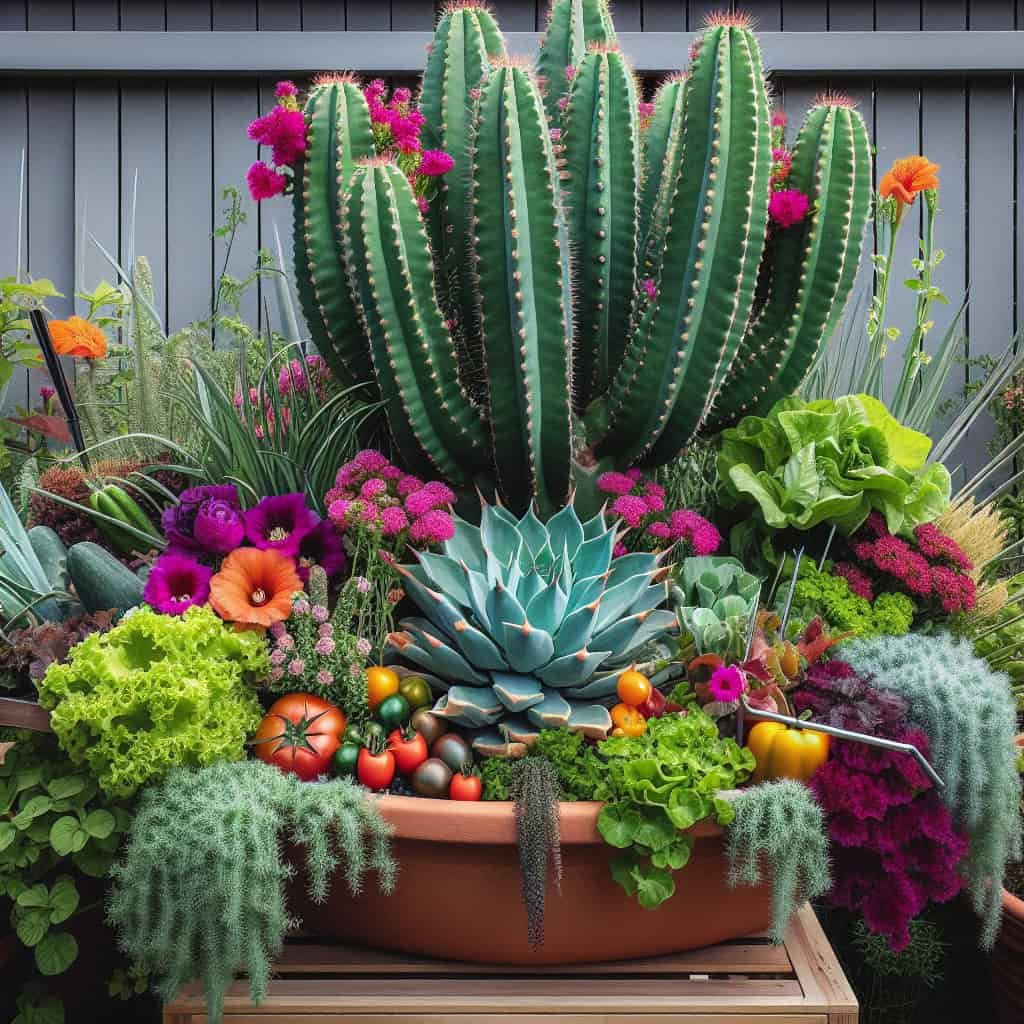 Can I Grow Nopal In A Container With Other Plants?