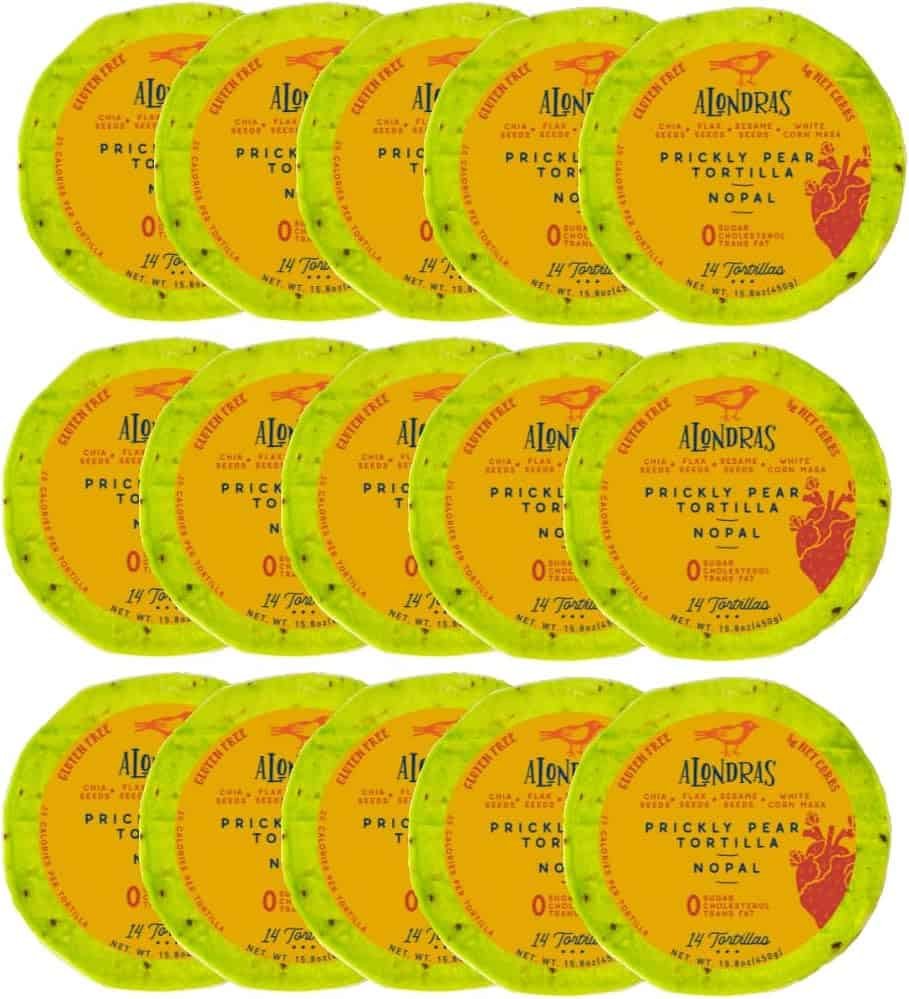 Alondras Low Carb Tortilla Nopal Review