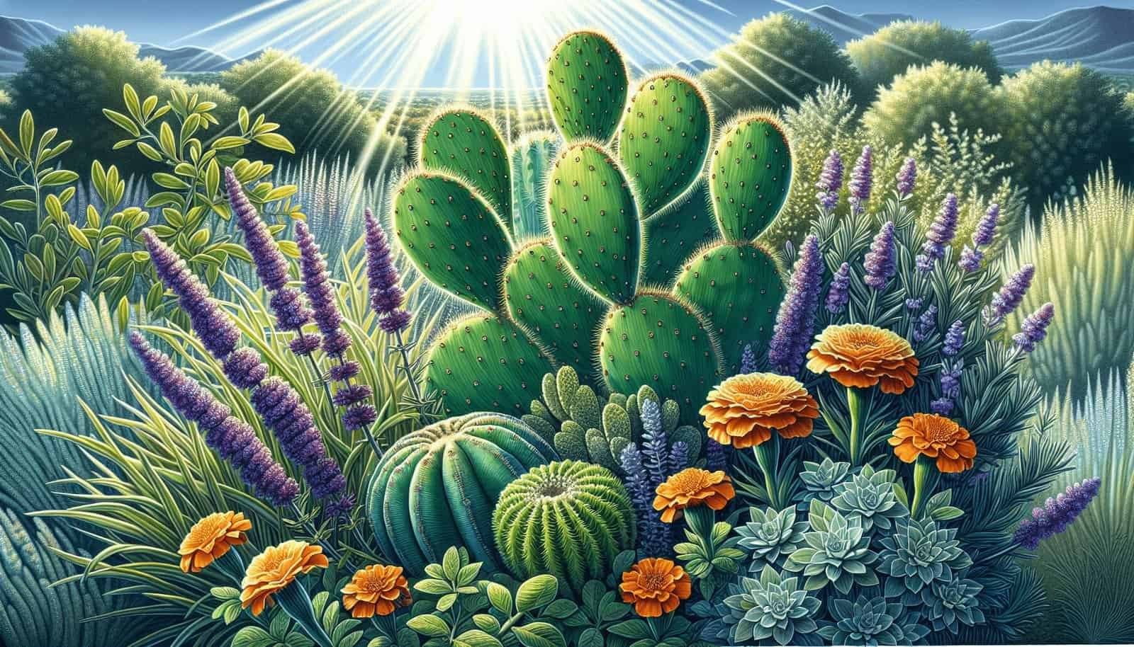 What Are The Best Companion Plants For Nopal Cactus?