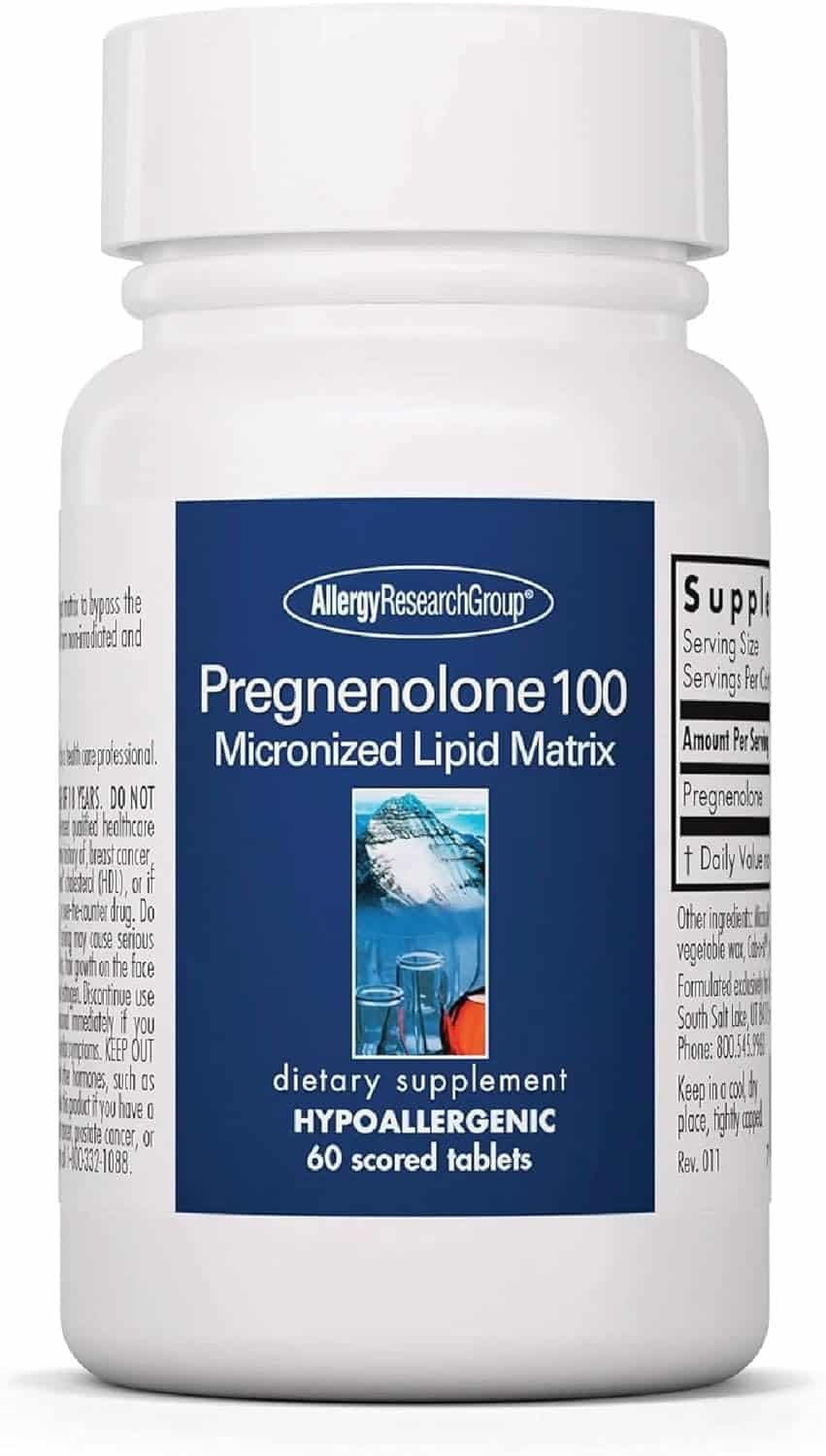 Allergy Research Group Pregnenolone Supplement Review