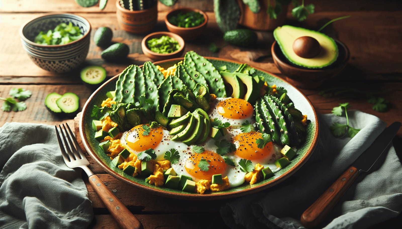 How To Make A Nopal And Egg Breakfast Scramble?